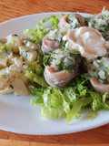 Locos con papas mayo
