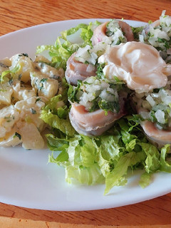 Una foto de Locos con papas mayo