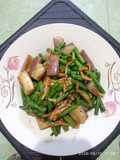 Tumis Kacang Panjang dan Terong