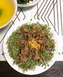 Rau mầm trộn bò