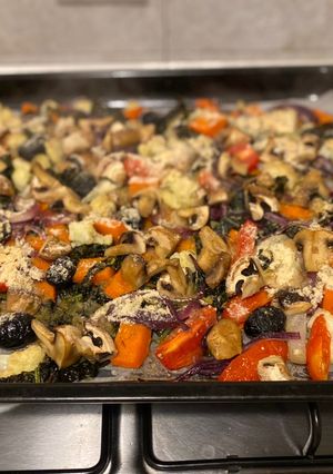 Foto di Verdure autunnali gratinate al forno