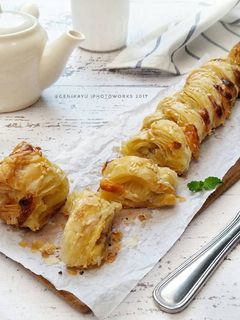 Foto resep Strudel pisang keju simple