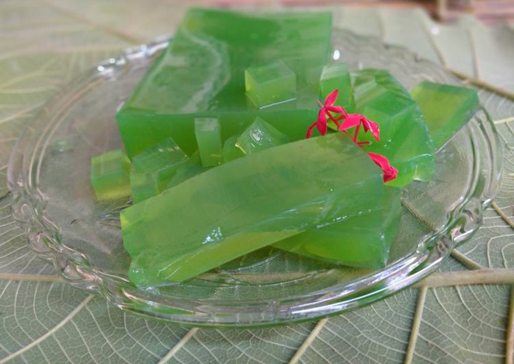 Resep Agar-agar simple with lidah buaya yang Lezat Sekali