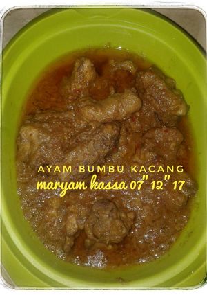 Foto resep Ayam bumbu kacang