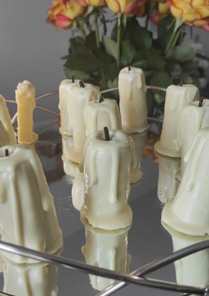 Une photo de La bougie 🕯️ à la noix de coco 🥥