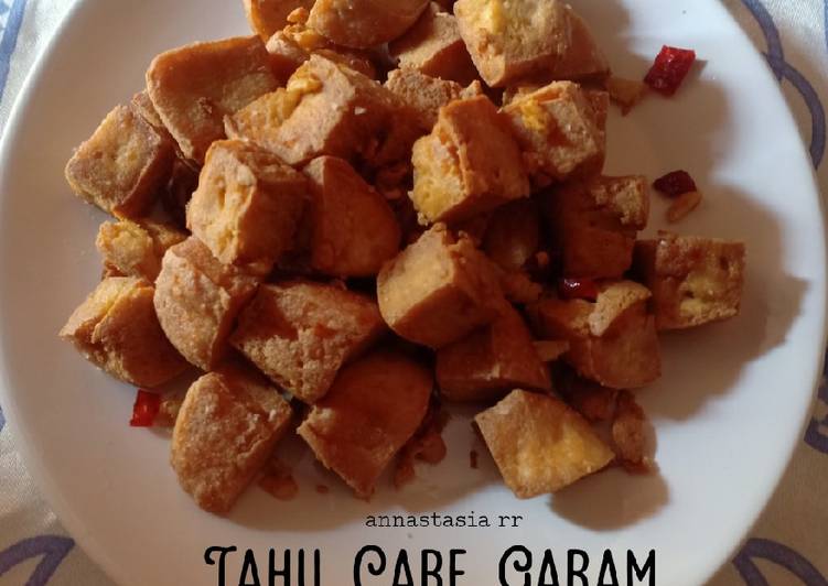 Cara Gampang Menyiapkan Tahu Cabe Garam Anti Gagal