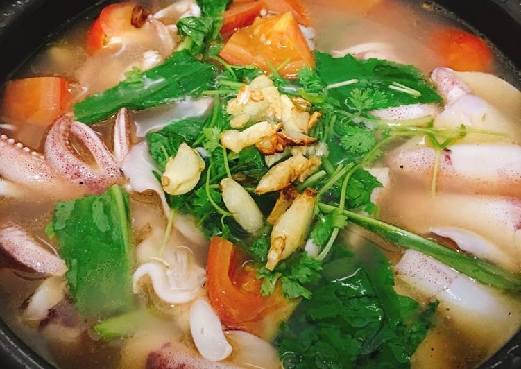 Simple Way to Prepare Any-night-of-the-week Lẩu Mực