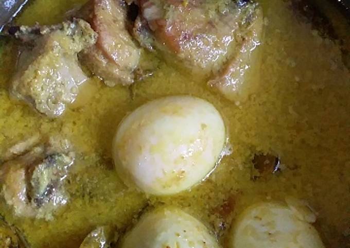 Opor ayam telur kesukaan anak2