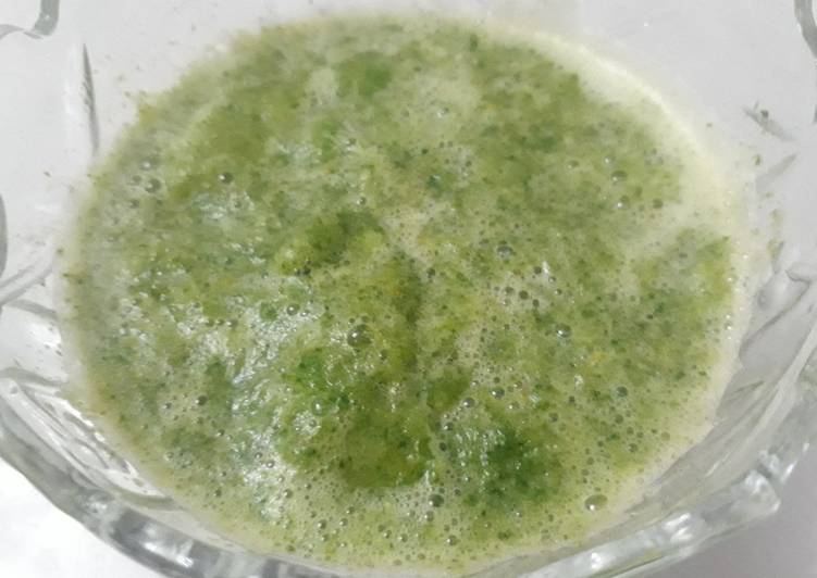 Recipe of Award-winning Vegetable(ugu) and golden melon smoothie