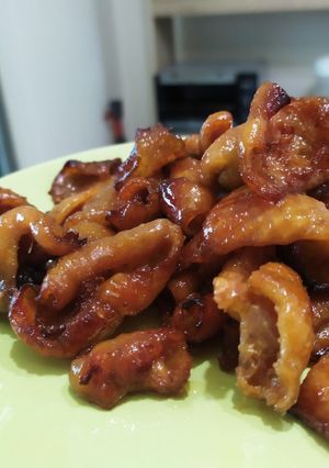 烤雞皮 的食譜成品照片