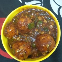 A picture of Veg Manchurian.