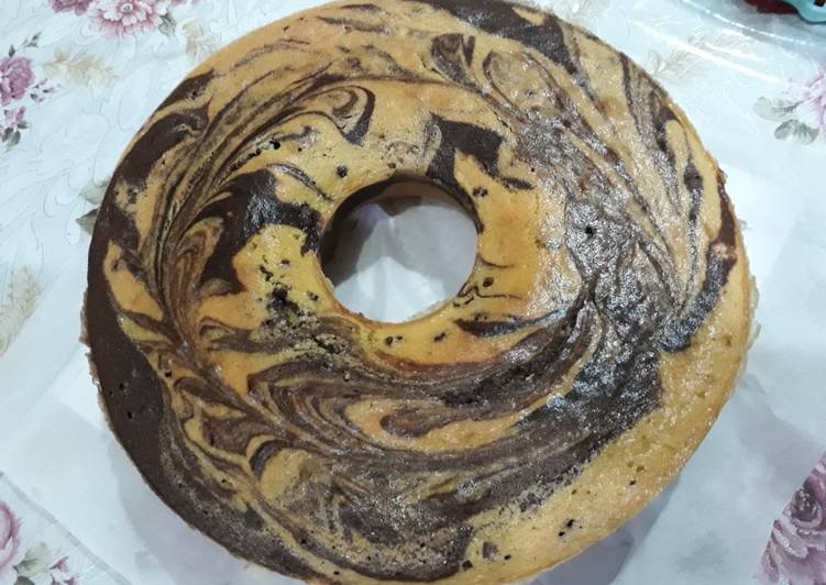 Resep Marmer Cake Yummy (Recook dari Dapur VY), Lezat Sekali