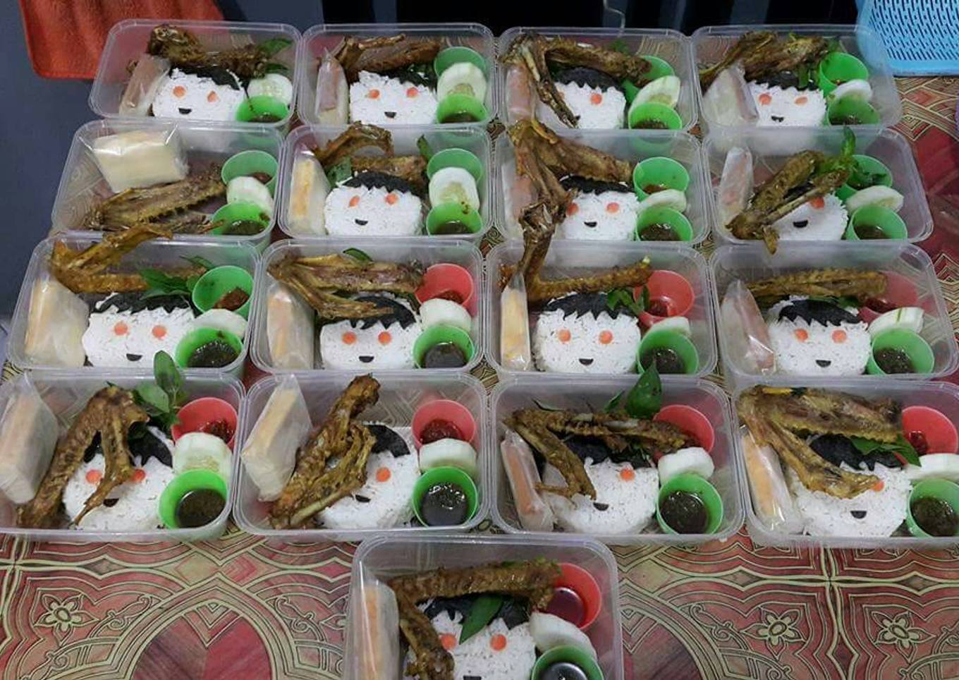 Bekal Anak Bento "Bebek Goreng"😍