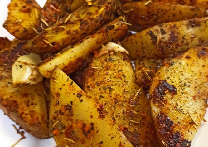 Resep Potato Wedges tanpa oven Anti Gagal