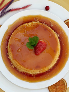 A picture of Creme Caramel Pudding.