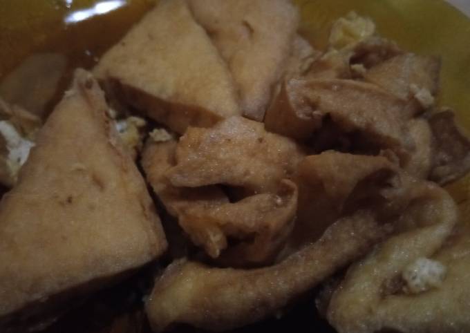 Tahu kulit bumbu garam ketumbar penyedap