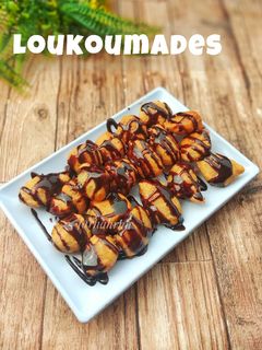 Foto resep Loukoumades (Donat Yunani 🇬🇷🍩)