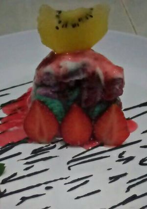 Foto resep Rainbow cake kukus