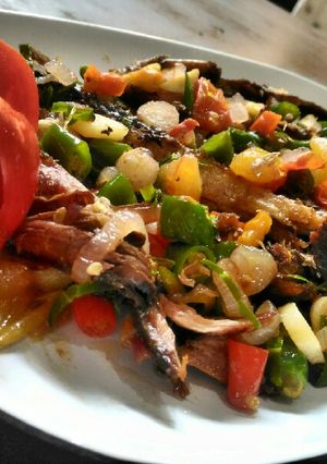 Foto resep Pindang tongkol tumis daun jeruk Purut