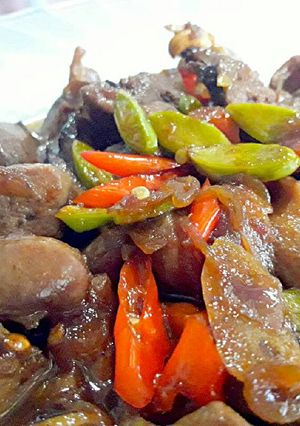 Foto resep Hati Pete Pedas Manis Nyammmi 😍