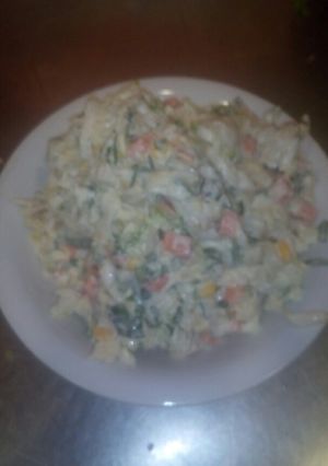 A picture of Vegetable or garden salad.