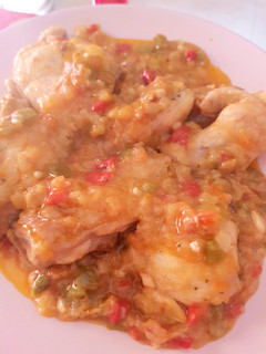 Una foto de Pollo al chilindrón