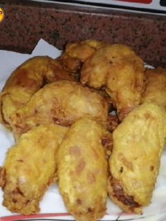 صورة لوصفة أجنحة الدجاج المقرمشة خطيييييرة جدا 😍