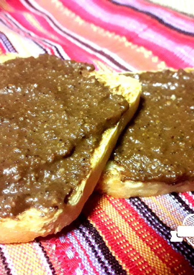 Una foto de Nutella casera