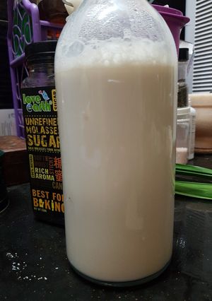 Gambar Almond milk