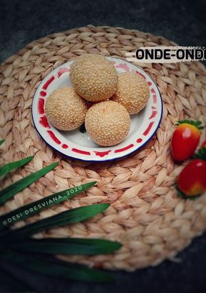 Foto resep Onde-Onde Isi Kacang Merah Lembut Dan Kokoh