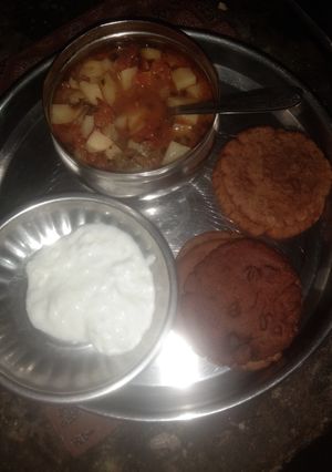 व्रत वाली थाली (vrat wali thali recipe in Hindi) रेसिपी मुख्य फोटो