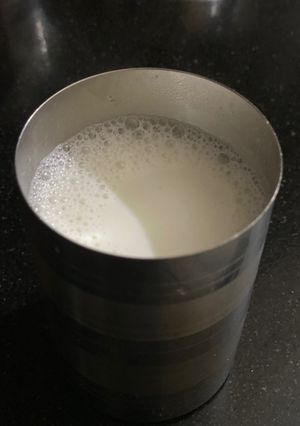 A picture of Jaggery milk.