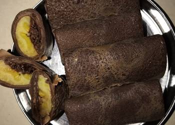 Resep Terbaru Dadar Gulung Pisang Coklat Enak Sempurna