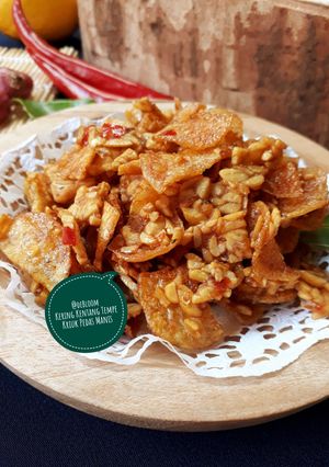 Foto resep 492. Kering Kentang Tempe Kriuk Pedas Manis