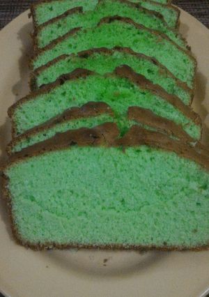 Foto resep Pandan sponge cake