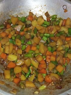 Foto resep Tumis kentang buncis wortel