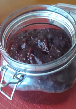 Una foto de Chamoy casero