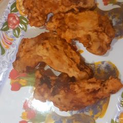 Crispy chicken wings A picture of Crispy chicken wings.