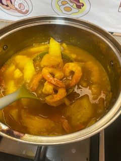รูปของ แกงส้มมะละกอใส่กุ้ง