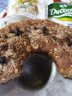 Una foto de Torta húmeda de bananas 🍌