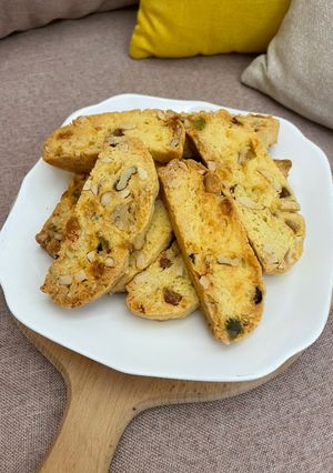 傳統義式脆餅Biscotti 的食譜成品照片