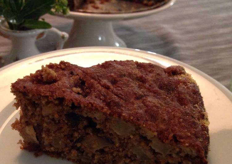 Bolo integral de maçã e banana da Juju