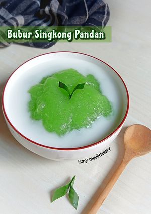 Foto resep Bubur Singkong Pandan