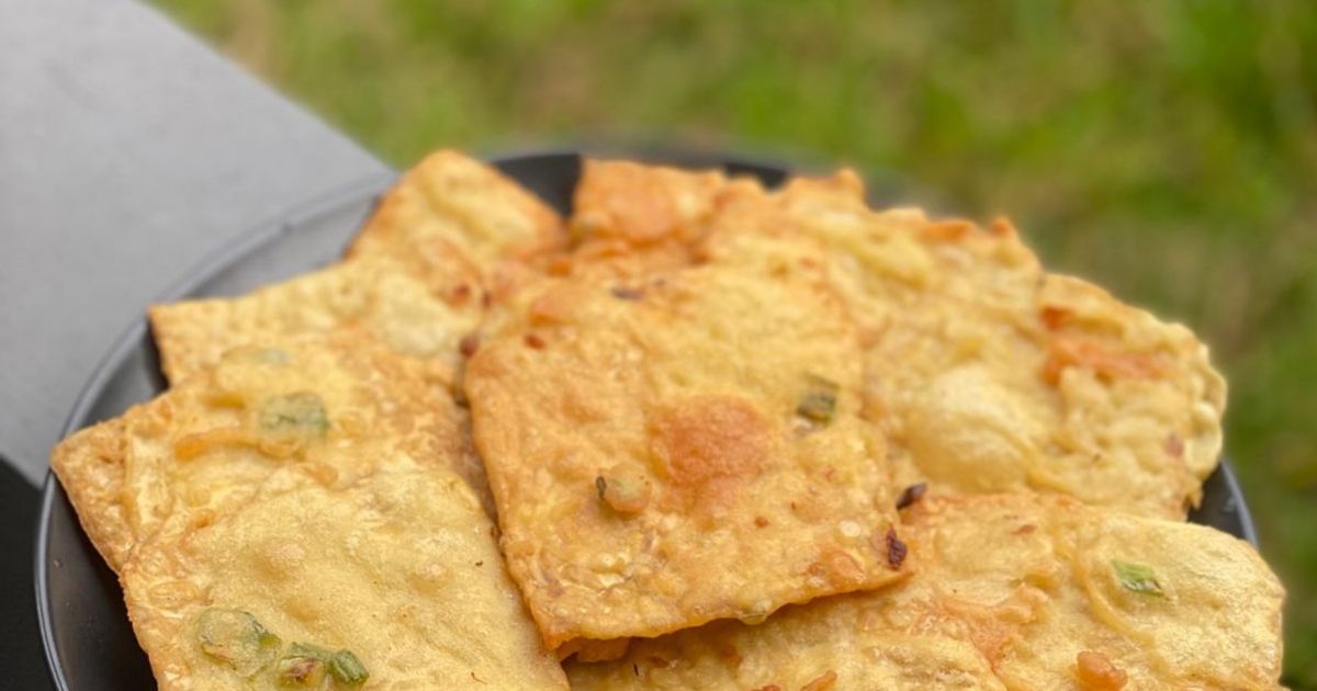 Tempe goreng bumbu putih
