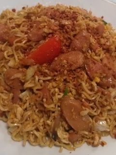 Foto resep Mie goreng sosis