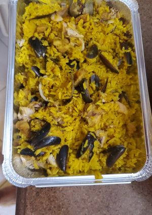 Una foto de Paella Valenciana
