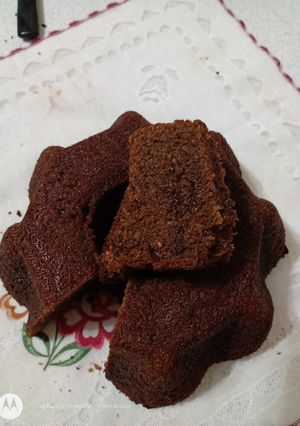 Una foto de Budín de harina de maní y azúcar negra