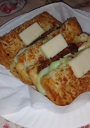 Foto resep Roti Bakar Kornet Keju