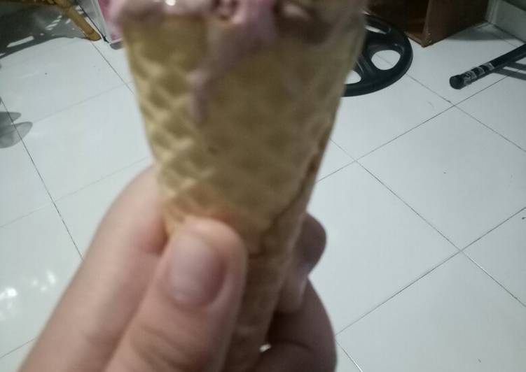 Resep Ice Cream Triple Flavor Anti Gagal
