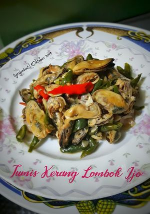Foto resep 24. Tumis Kerang Lombok Ijo (week 3)
